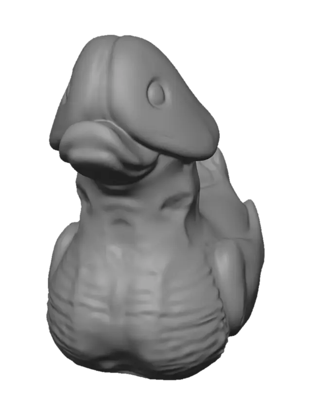 3D model for Golden Rubber Duck