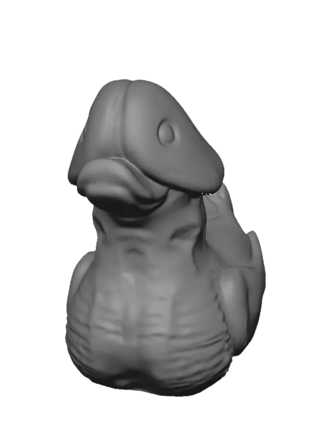 3D model for Golden Rubber Duck