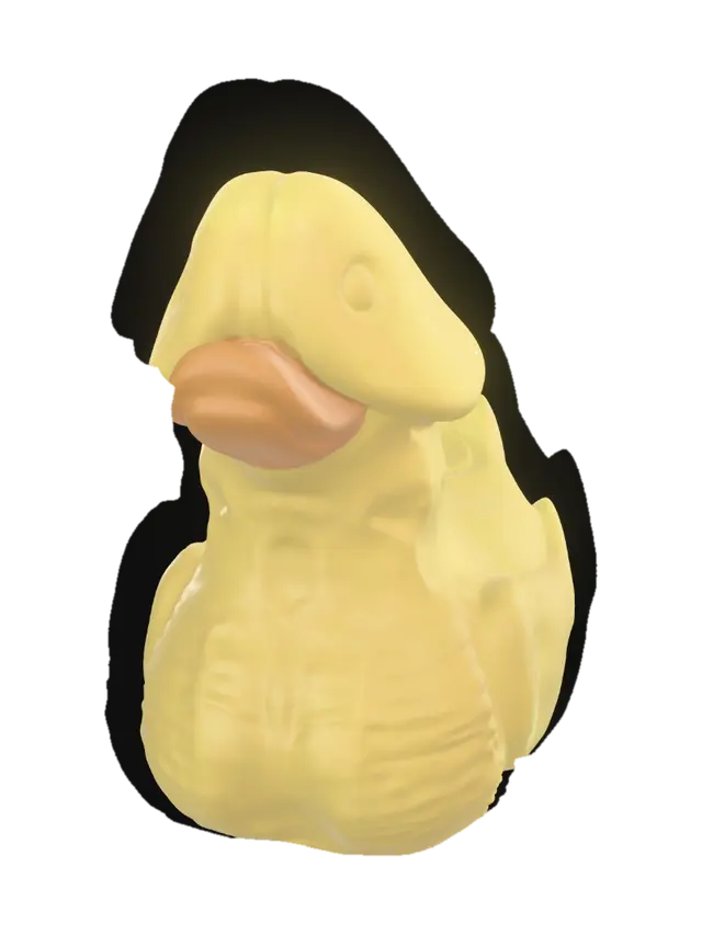 3D model for Golden Rubber Duck