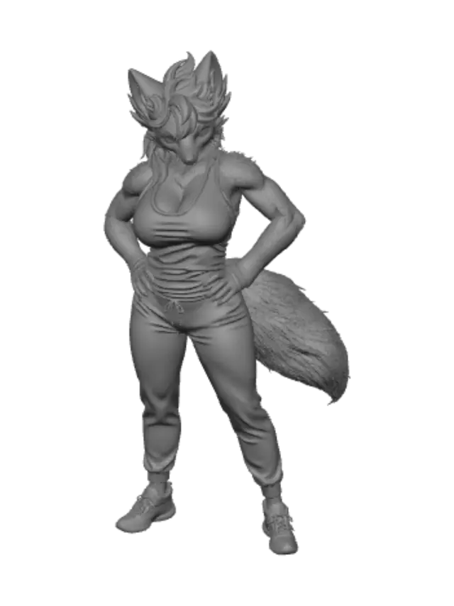 3D model for Crimson Blaze Fox