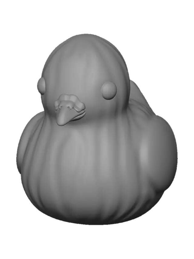 3D model for Lavender-Accented Grey Rubber Duck