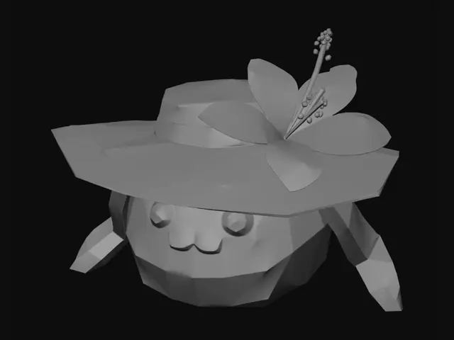 3D model for Hibiscus Hat Mochi