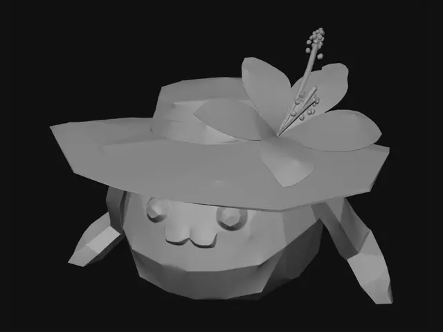 3D model for Hibiscus Hat Mochi