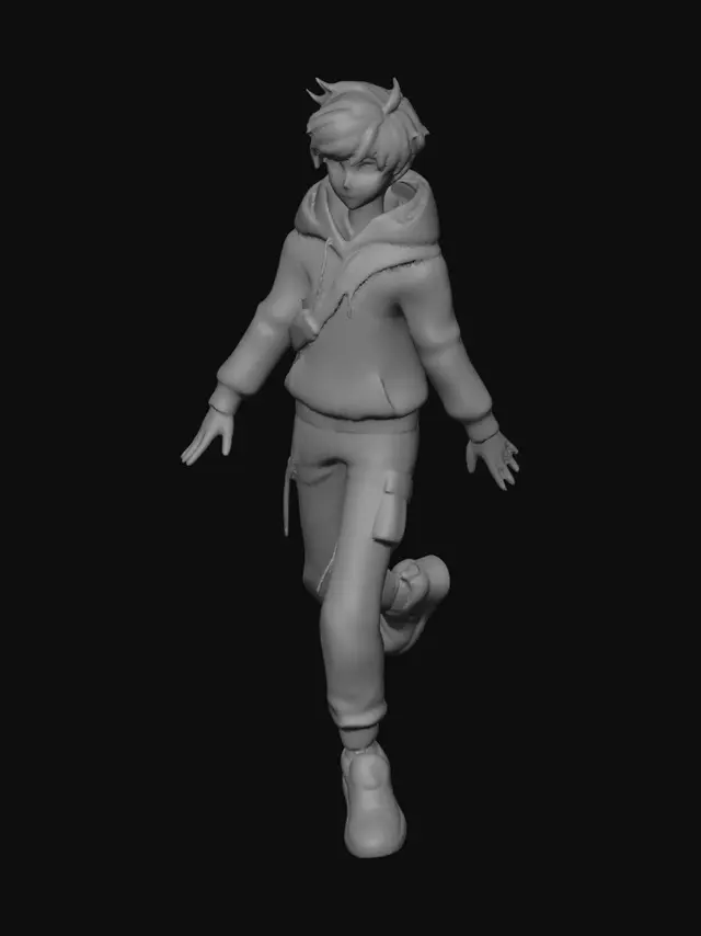 3D model for Blue Horizon Pose