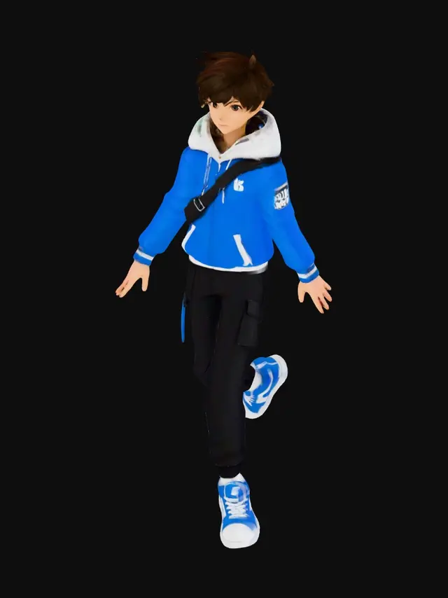 3D model for Blue Horizon Pose