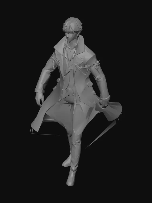 3D model for Shadowbound Elegy