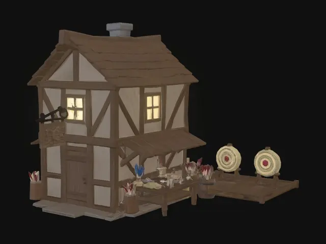 3D model for The Archer's Workshop