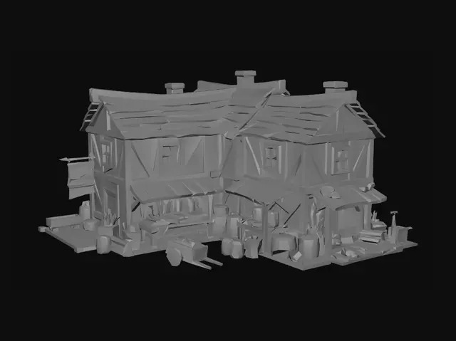 3D model for Timber Lane Market