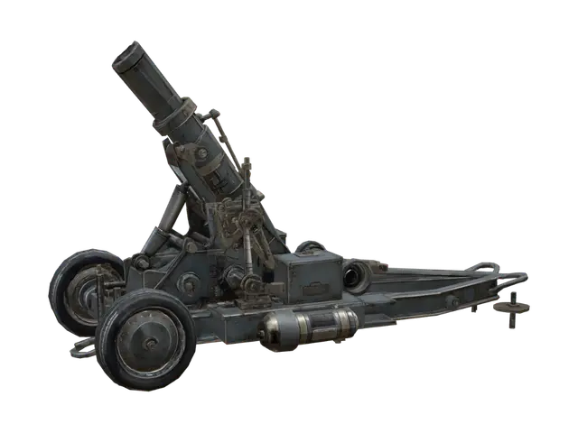 3D model for Industrial Era Field Cannon