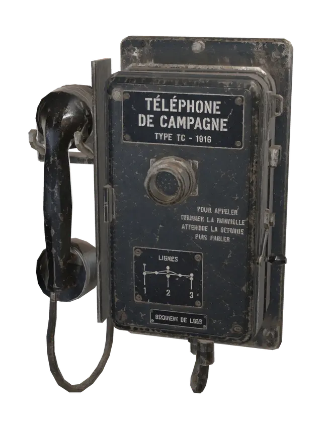 3D model for Campaign Telephone Type TC 1916