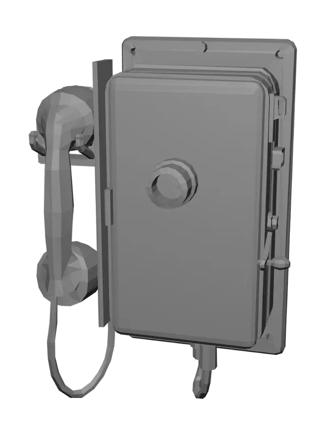 3D model for Campaign Telephone Type TC 1916