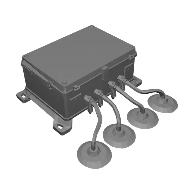 3D model for Vintage French Junction Box