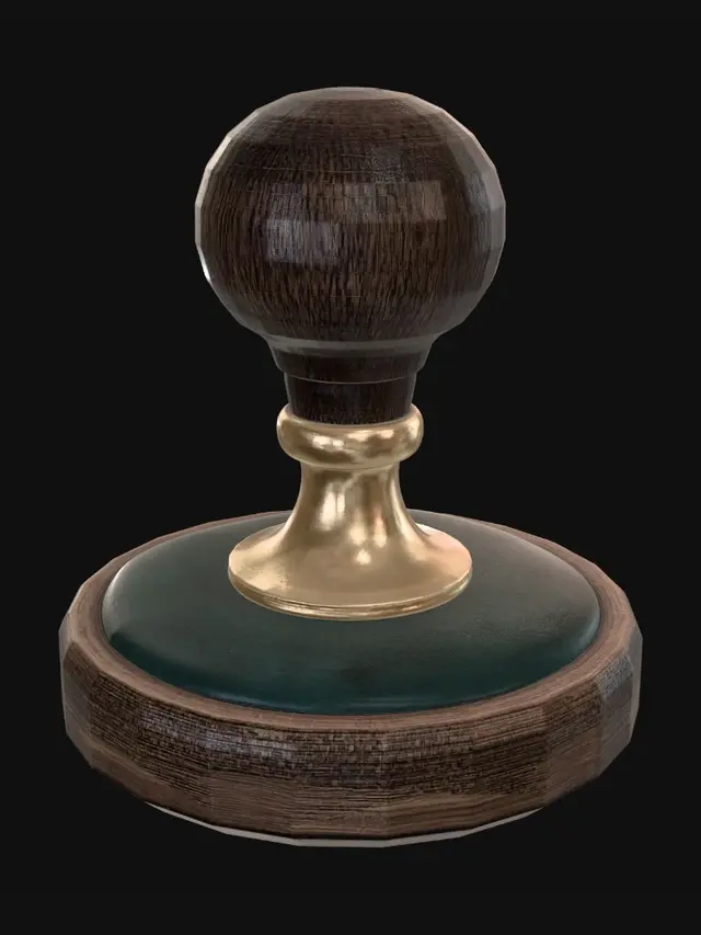 3D model for Vintage Seal Stamp