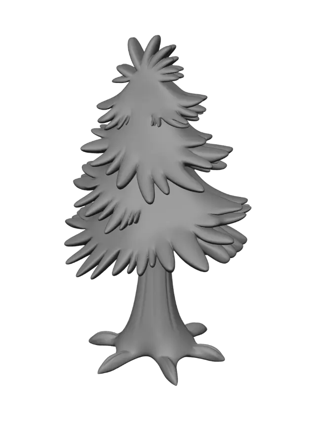 3D model for Neon Evergreen Tree