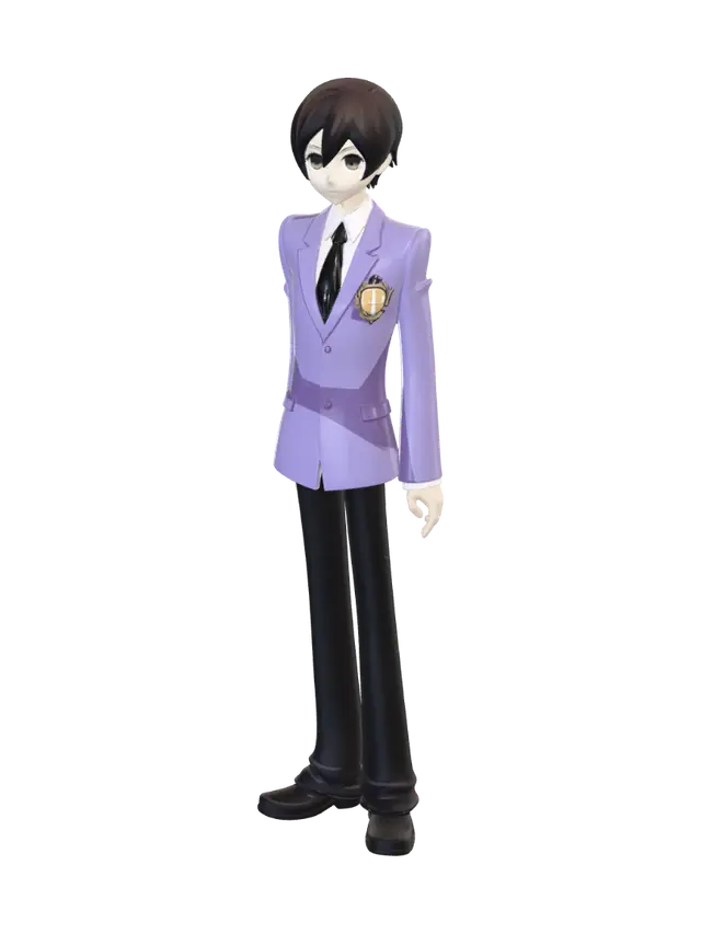 3D model for Purple Blazer Student
