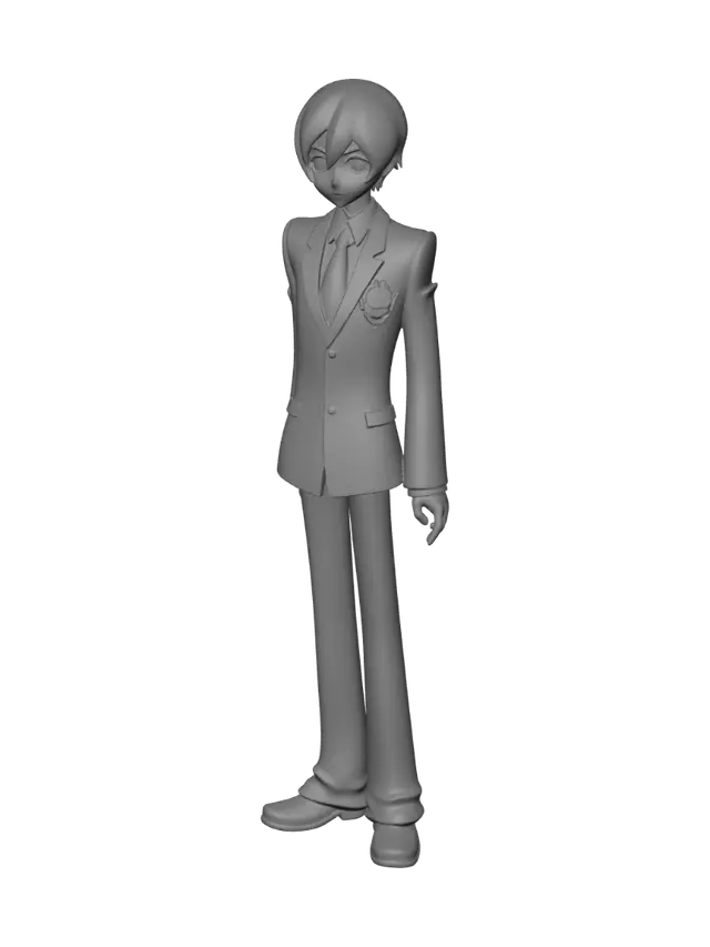 3D model for Purple Blazer Student