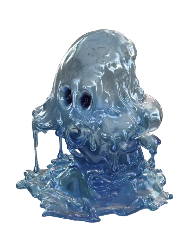3D model for Blue Neon Portal Ring