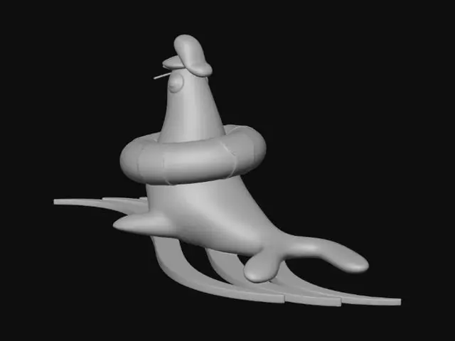 3D model for Yunus Logo