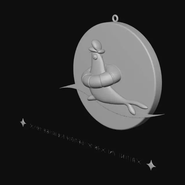 3D model for Seal Sailor Waves