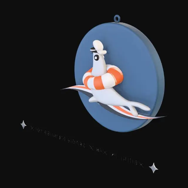 3D model for Seal Sailor Waves
