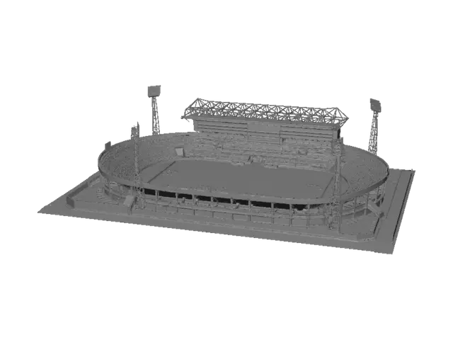 3D model for Isometric Football Stadium