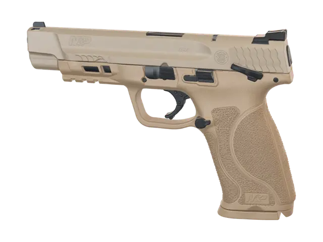 Pistola - Outpost 3D model, vytvořený pomocí AI