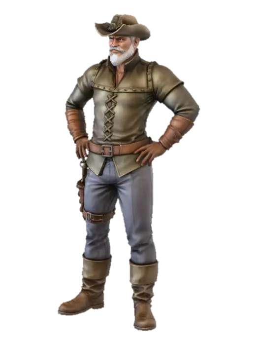 3D model for Cowboy Adventurer