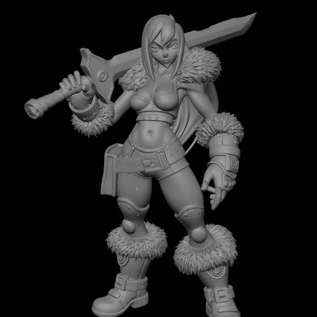 3D model for Warrior of the North