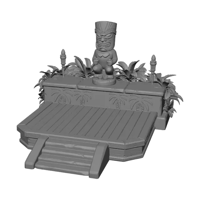 3D model for Tiki Terrace