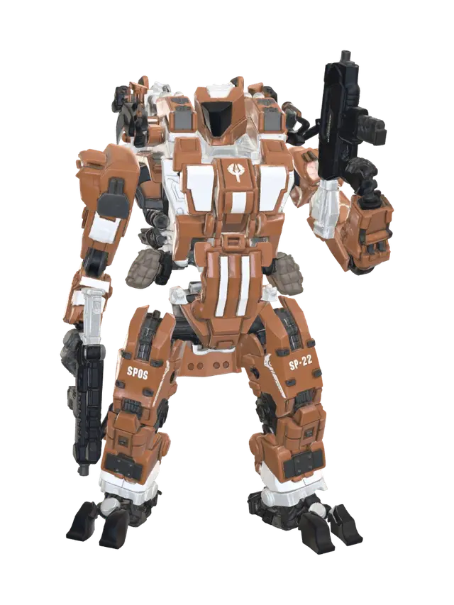Model 3D APOC Hummer Combat Mech - Walker, dijana oleh AI
