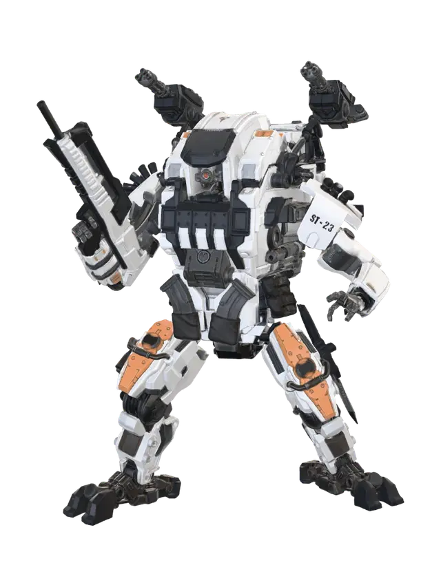 DragonFang Assault Mech - Fang 3D model, vytvořený pomocí AI