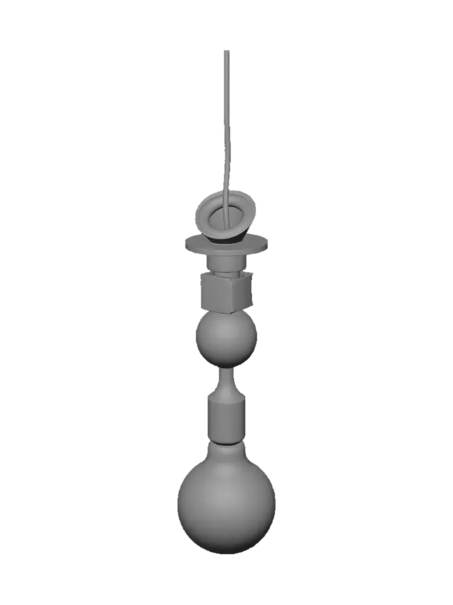 3D model for Colorful Beaded Lamps