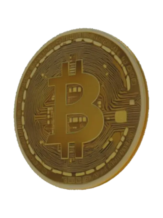 3D-модель Bitcoin - Crypto, сгенерированная ИИ