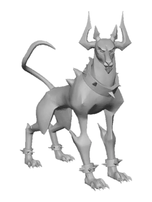 3D model for Infernal Guardian, #Halloween2025#