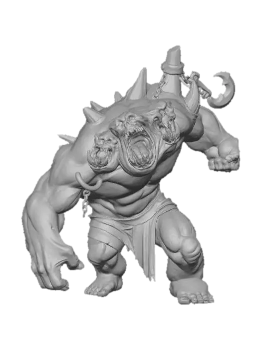 3D model for #Halloween2025#, Monstrous Roar