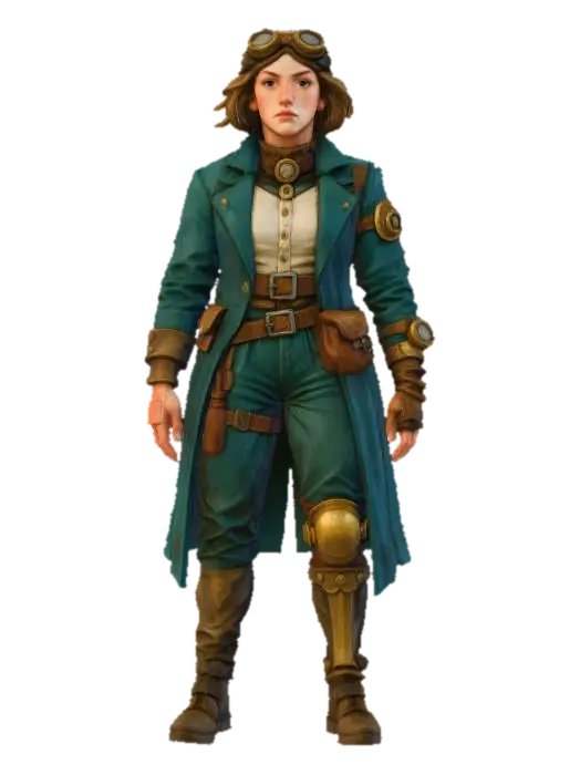3D model for Steampunk Adventurer