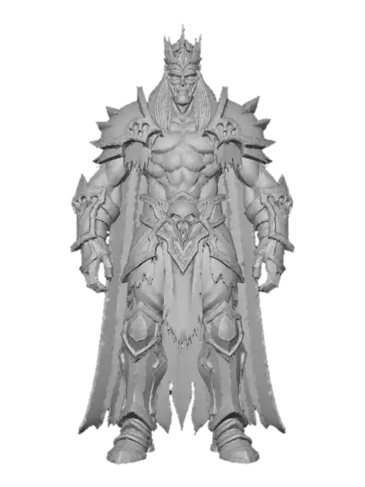 3D model for king skeleton