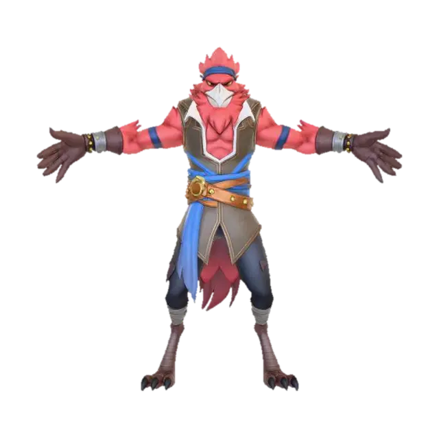 3D model for Avian Warrior