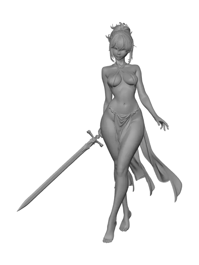 3D model for Crimson Sands Warrior