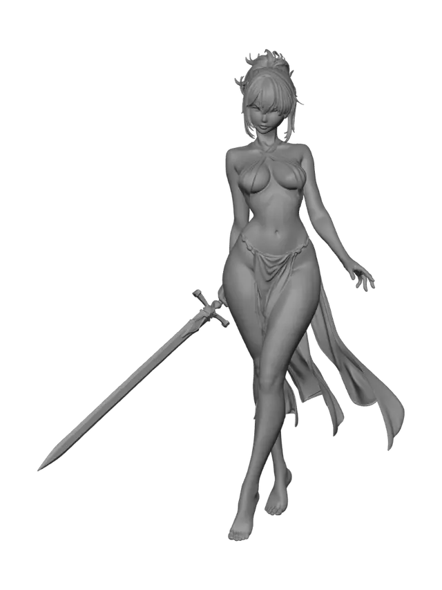 3D model for Crimson Sands Warrior