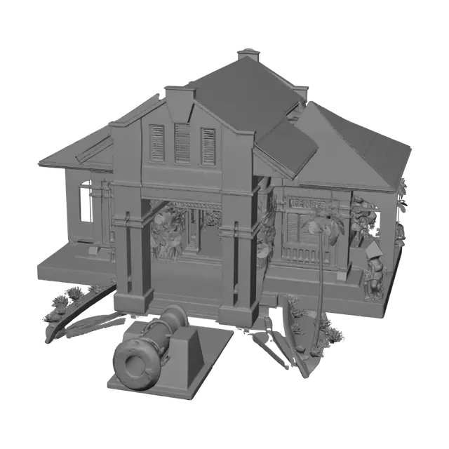 3D model for Sumatera Selatan Textile Museum