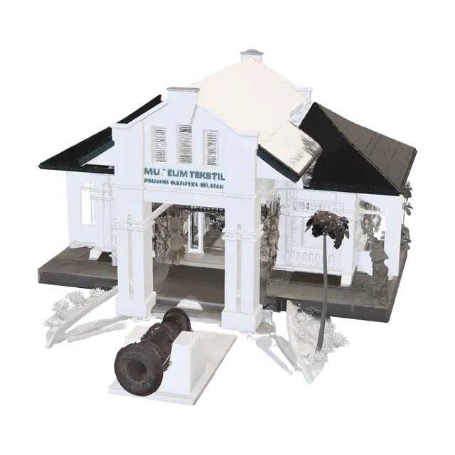 3D model for Sumatera Selatan Textile Museum