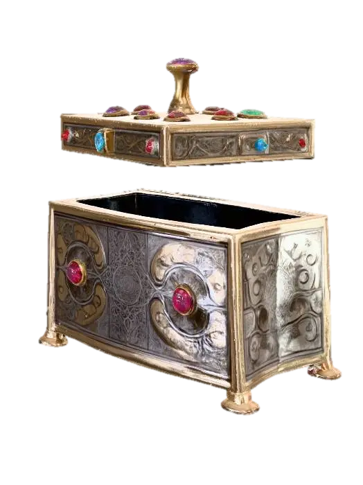 3D model for 3d puzzle with ornamental gems