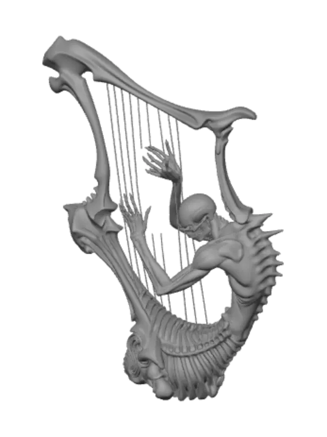 3D model for Harp of the Hollow Spine