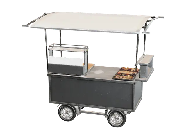 3D model for Stylized Foodcart