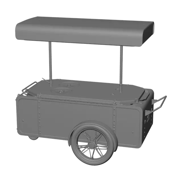 3D model for Realistic Foodcart
