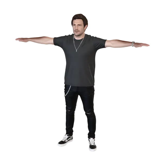 3D model for Arms Outstretched