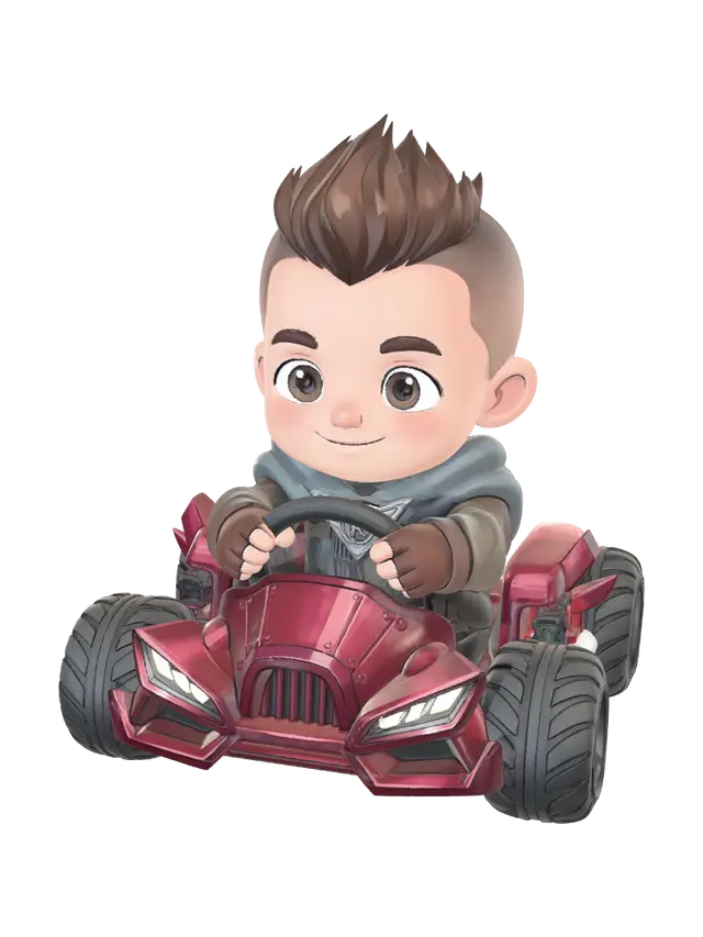 3D model for Tiny Turbo Racer