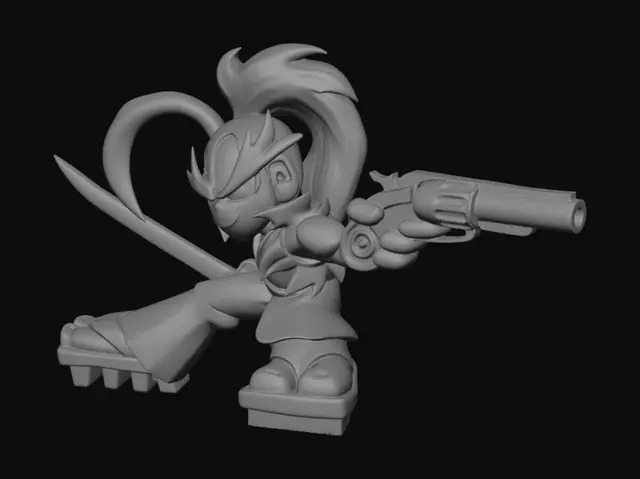 3D model for Sunset Duelist