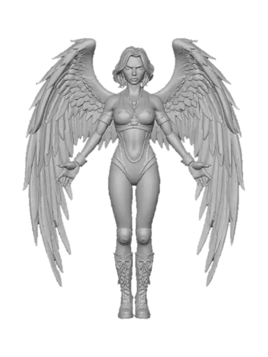3D model for Angel of Shadows, #Christmas2025#
